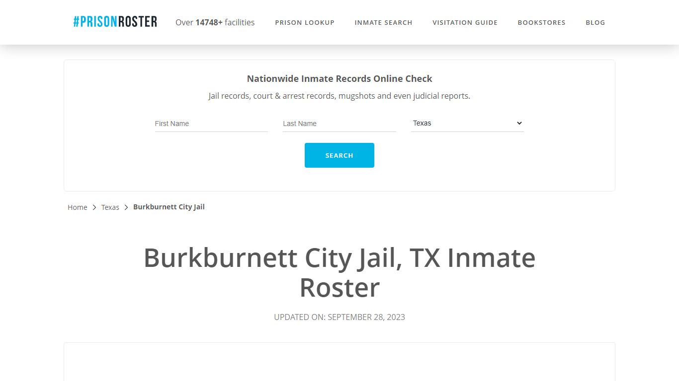 Burkburnett City Jail, TX Inmate Roster - Prisonroster